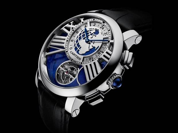 Haute Watch of the Week: Cartier Rotonde Earth and Moon Tourbillon