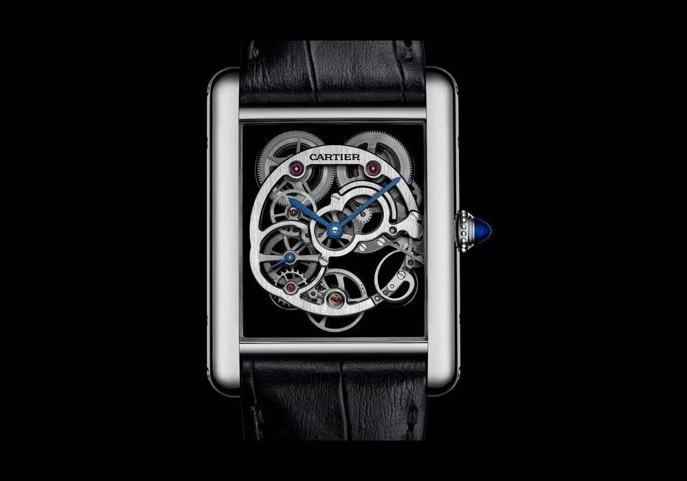 Carmelo Anthony’s Haute Time Watch of the Day:  Cartier Tank Louis Cartier Sapphire Skeleton