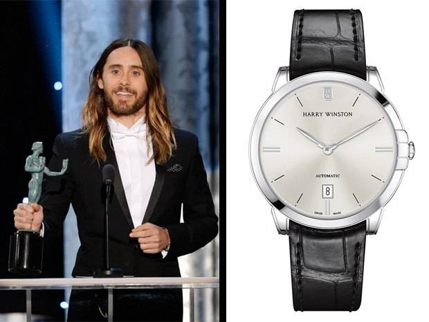 Jared Leto Spotted Wearing Harry Winston Midnight Automatic