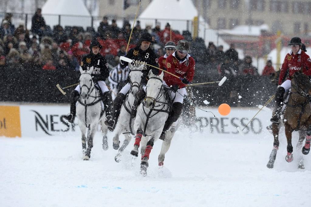 Cartier Takes Home the Trophy at St. Moritz Polo World Cup on Snow
