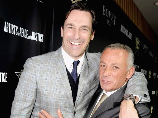 Jon Hamm and Bovet Raise $500,000 at Artists for Peace and Justice Event