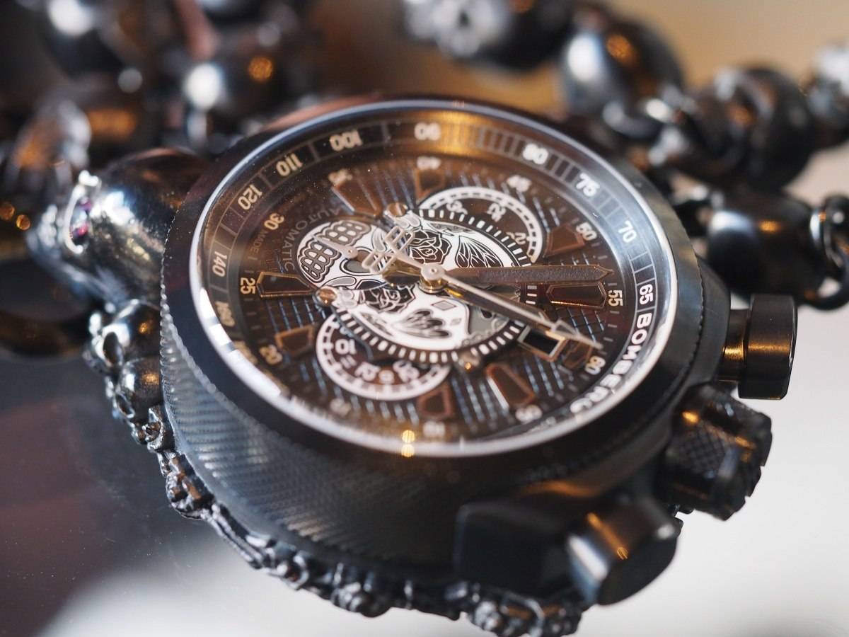 Carmelo Anthony’s Haute Time Watch of the Day:  Bomberg BOLT-68 Chronograph Limited Edition “Skull”