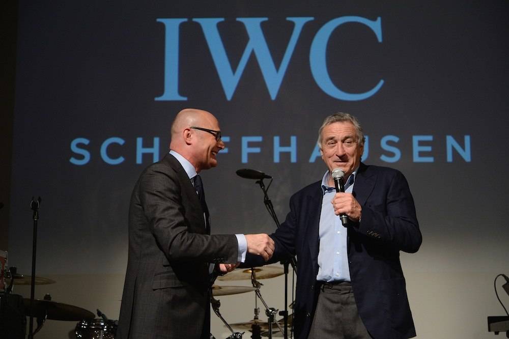 Robert De Niro Joins IWC Schaffhausen “For the Love of Cinema” at the Tribeca Film Fest