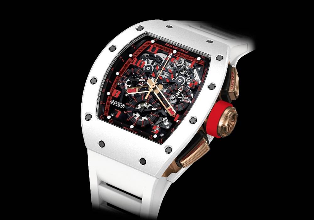 Carmelo Anthony’s Haute Time Watch of the Day:  Richard Mille RM 011 Automatic Flyback Chronograph “White Demon”