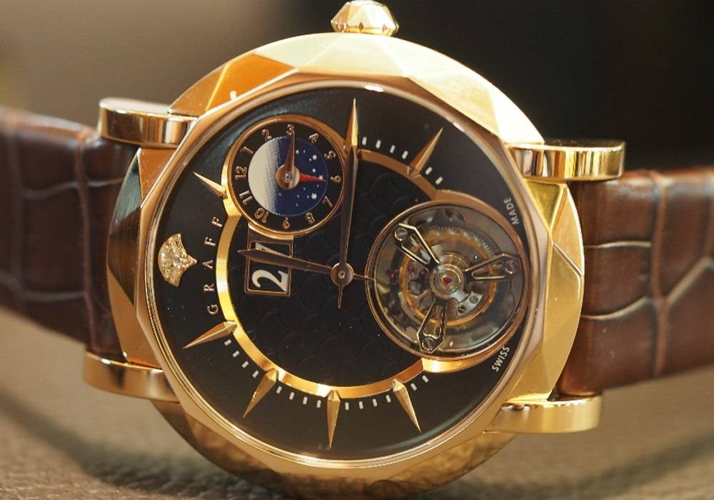 Carmelo Anthony’s Haute Time Watch of the Day:  Graff Mastergraff Dual Time Tourbillon 43mm