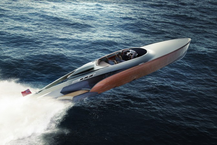 Introducing the Magnificent WWII Fighter Jet-Inspired Yacht: The Aeroboat