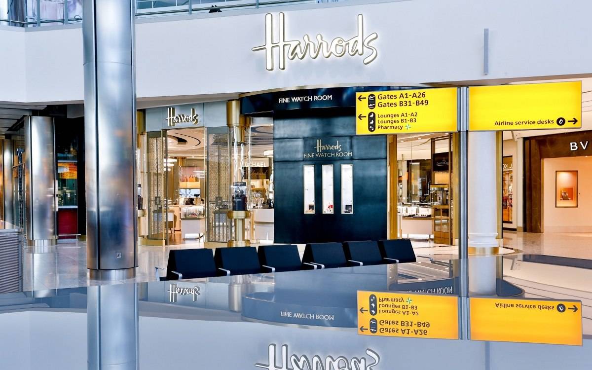 Harrods Opens Fine Watch Room At Heathrow