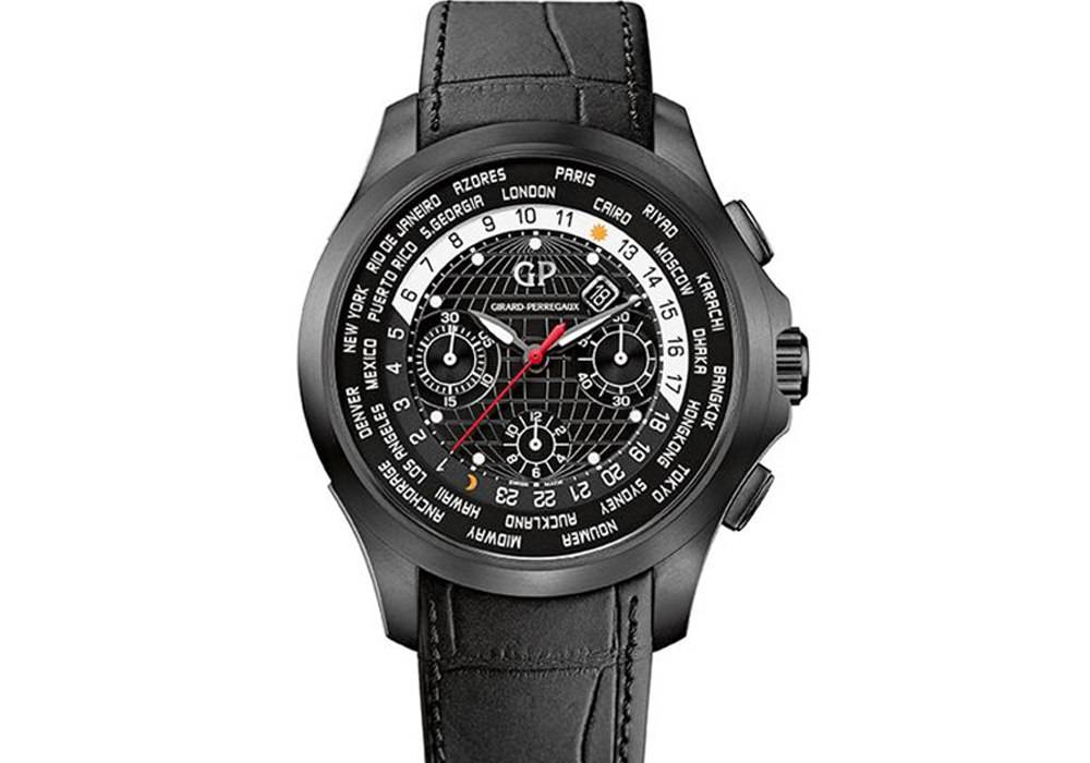 Carmelo Anthony’s Haute Time Watch of the Day:  Girard-Perregaux Traveller WW.TC Titanium DLC