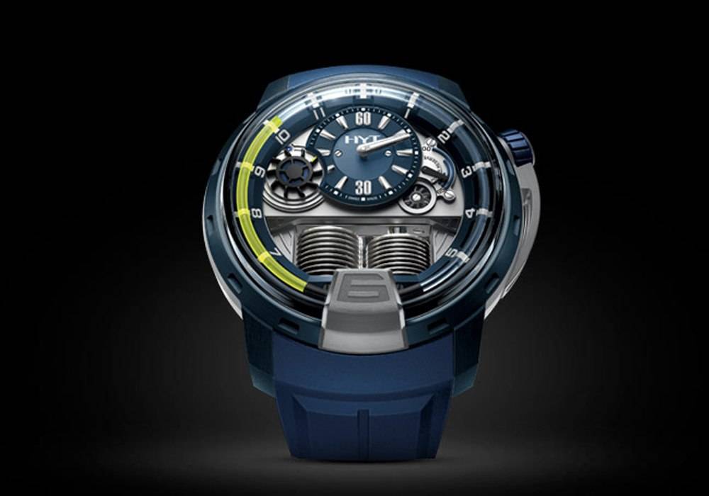 Carmelo Anthony’s Haute Time Watch of the Day:  HYT H1 Alumen Blue