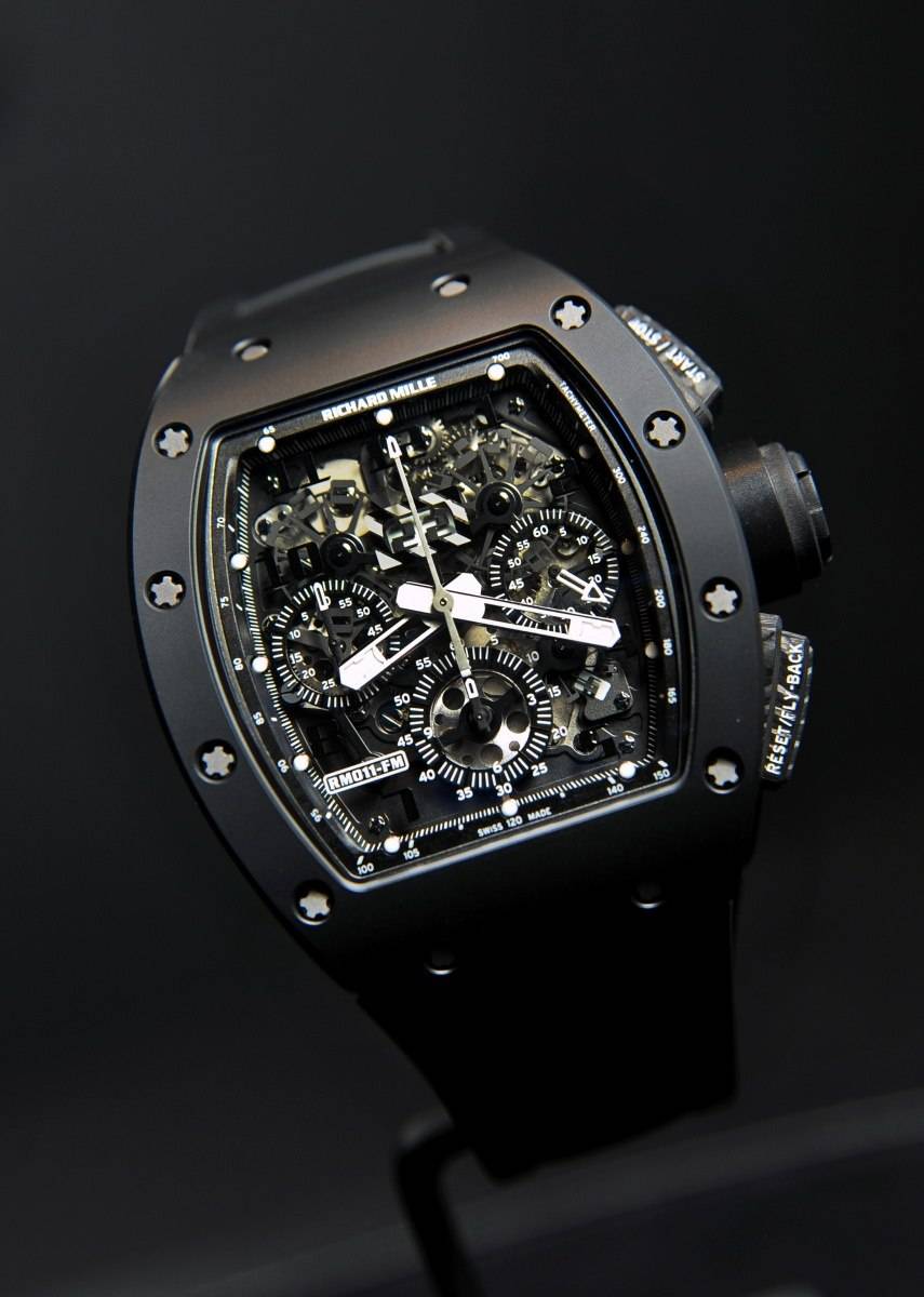 Haute News: Hands-On with the Richard Mille RM 011 Automatic Flyback Chronograph Black Phantom (Exclusive Pics, Specs, and Pricing information)