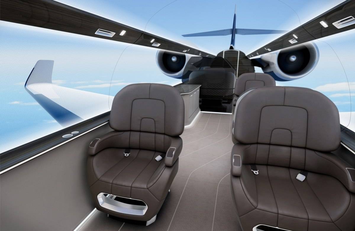 The IXION Windowless Jet Offers an Entirely New Way to Fly