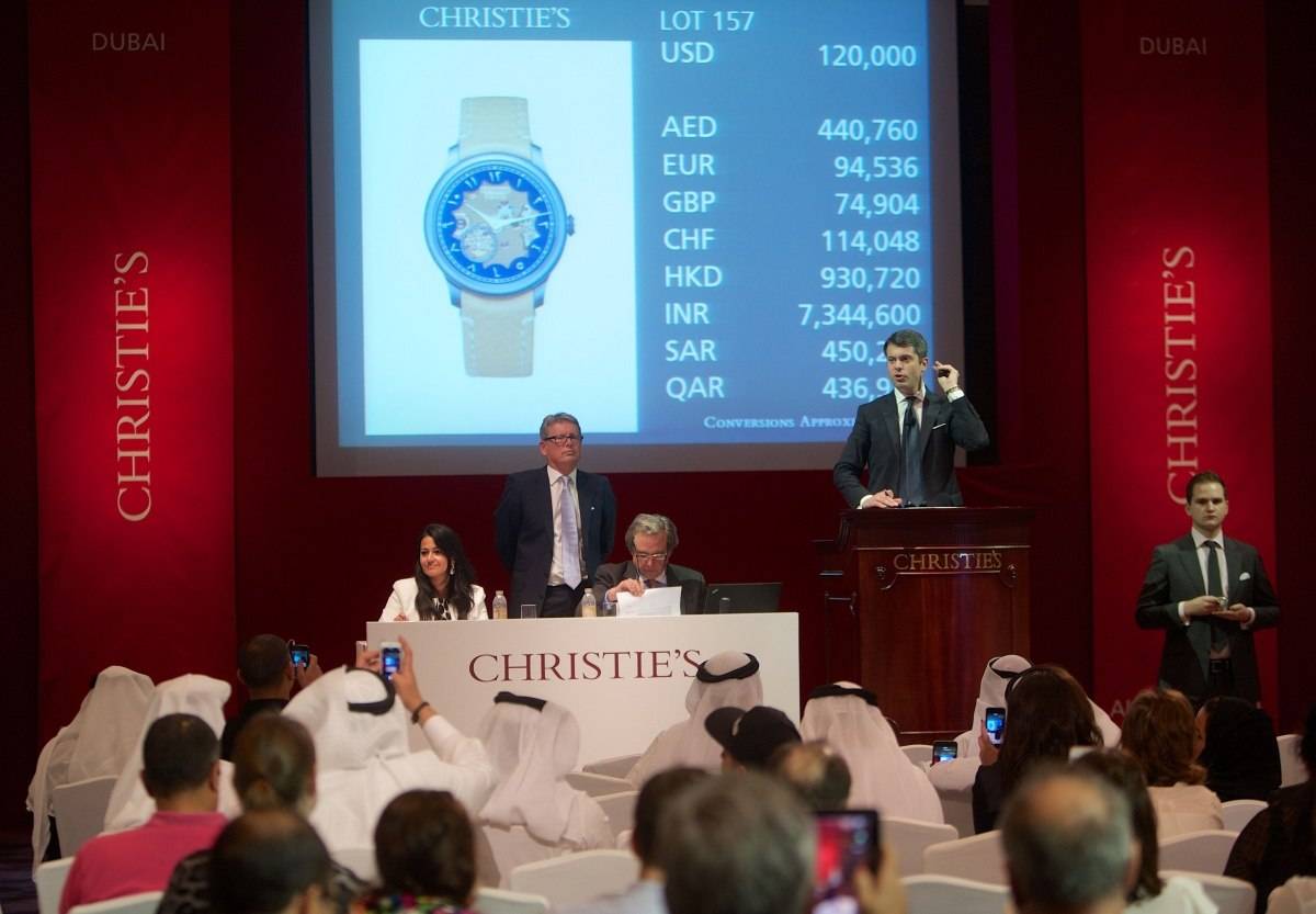 Christie’s Dubai Watch Sale Achieves a Record Total of $ 3,316,625
