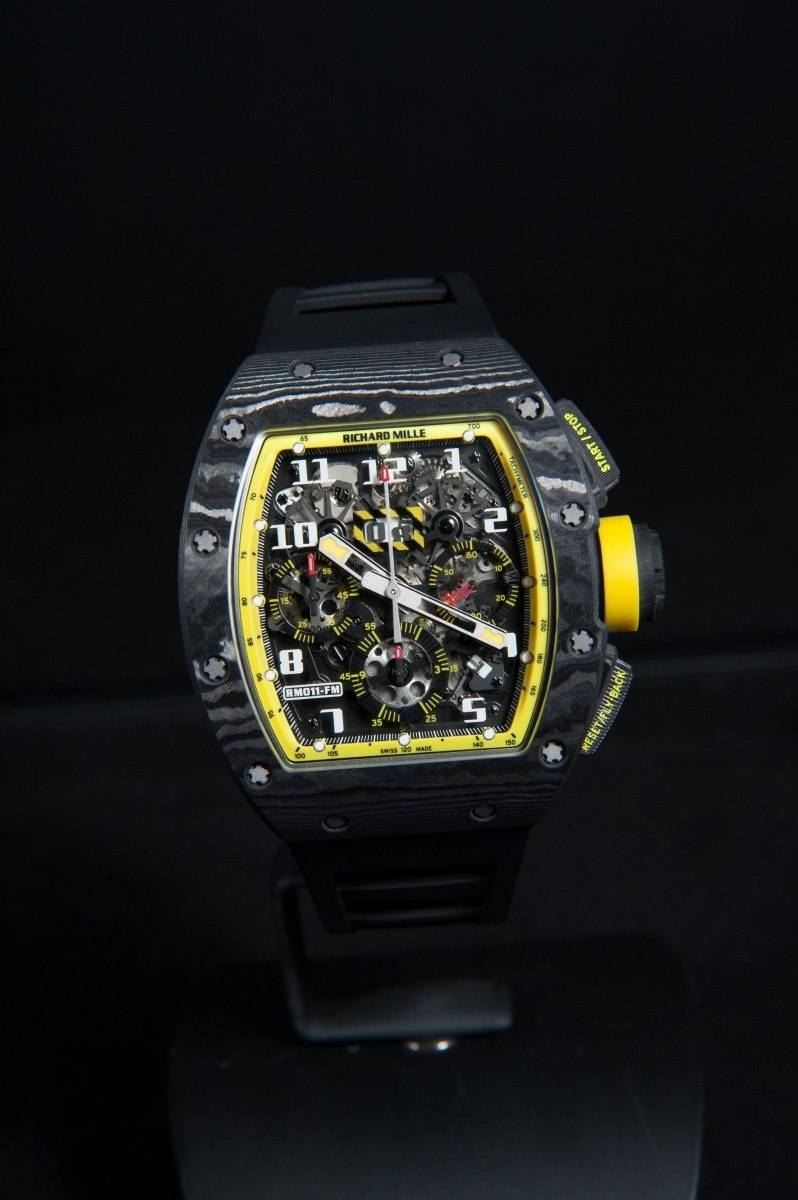 Hands-On With The Richard Mille RM 011 Flyback Chronograph Yellow Storm