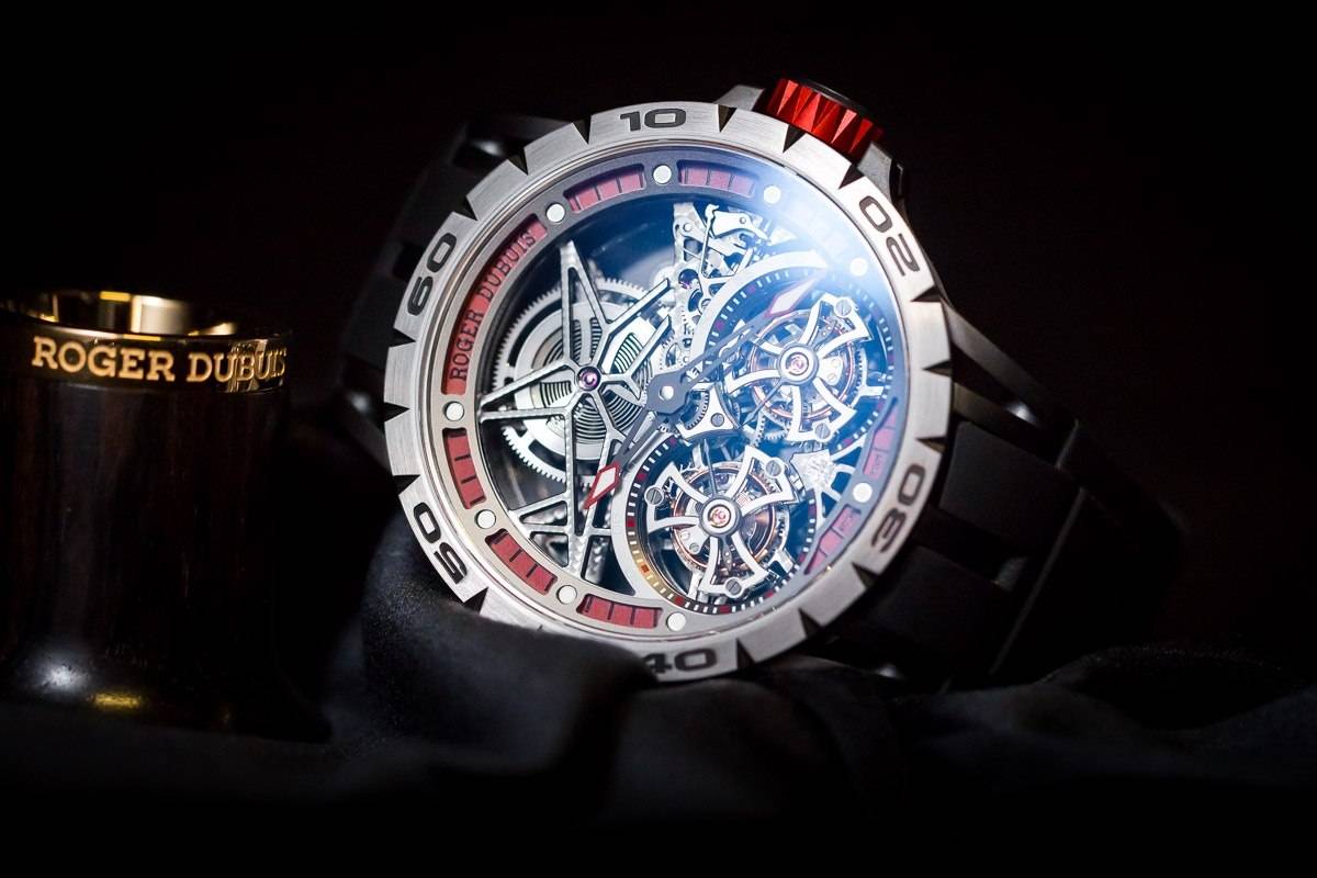SIHH 2015: Introducing the Roger Dubuis Excalibur Spider Skeleton Double Flying Tourbillon (Live Pics…)
