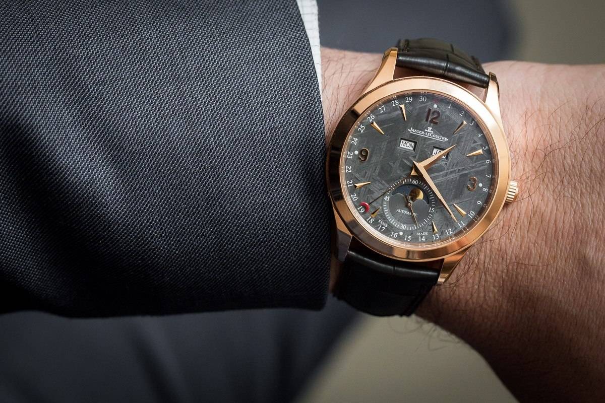 SIHH 2015: Jaeger-LeCoultre Adds Meteorite Dial To Master Calendar (Live Pics…)