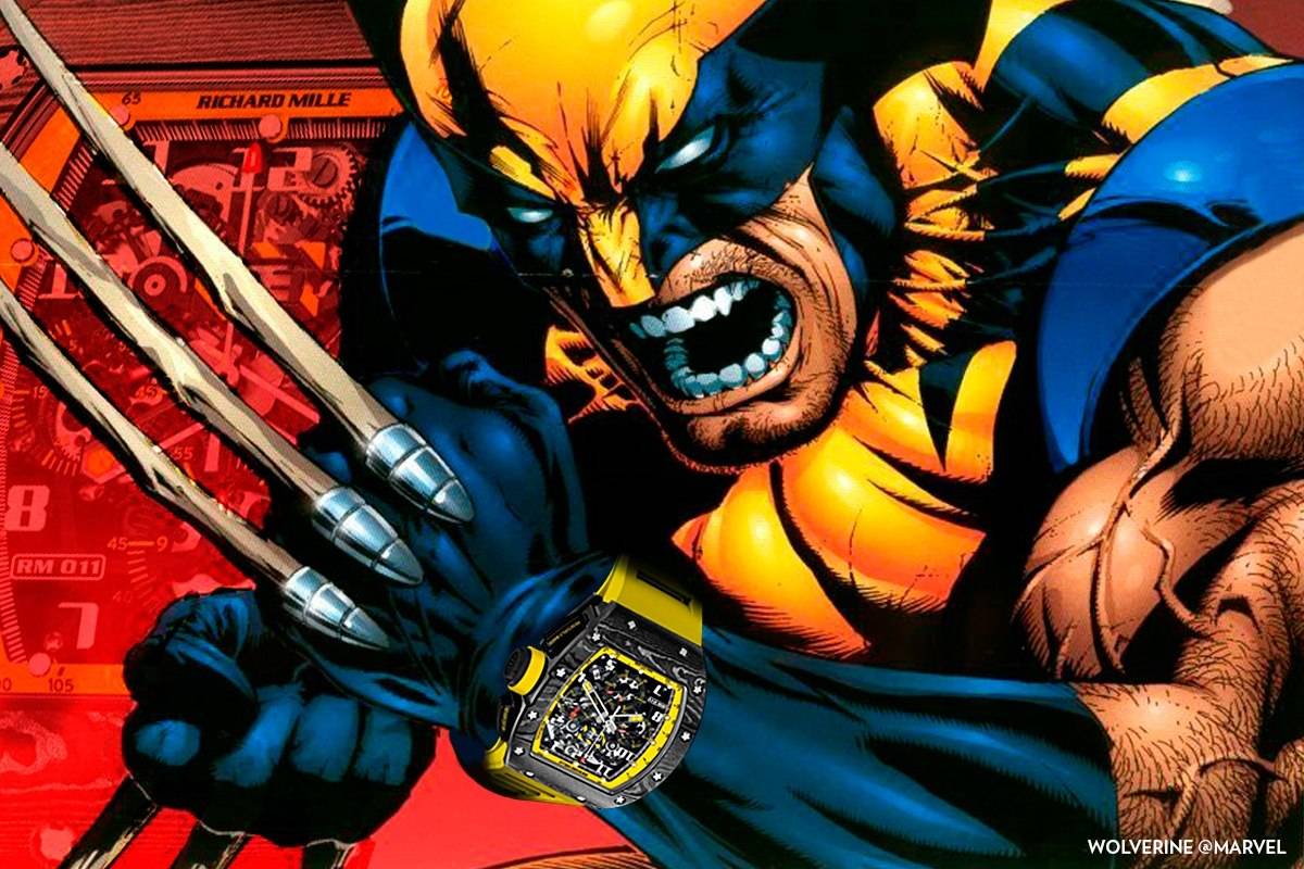 Super Watches: Wolverine And The Richard Mille RM 011 Flyback Chronograph Yellow Storm