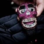 De Grisogono Crazy Skull Pink Watch Baselworld 2015 Tongue