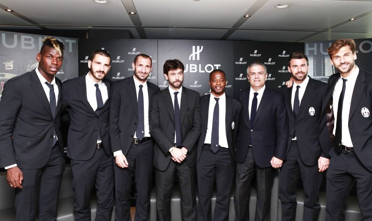 Italy’s Juventus Football Club Pays a Visit to Hublot