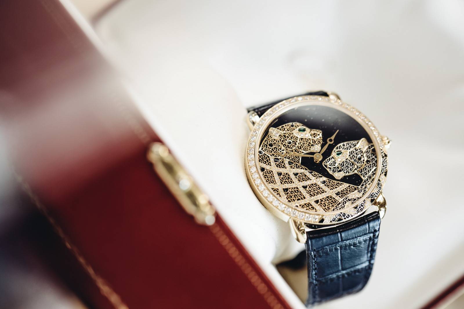 Hands-On The Cartier Ronde Louis Cartier Filigree Panthers Motif Watch