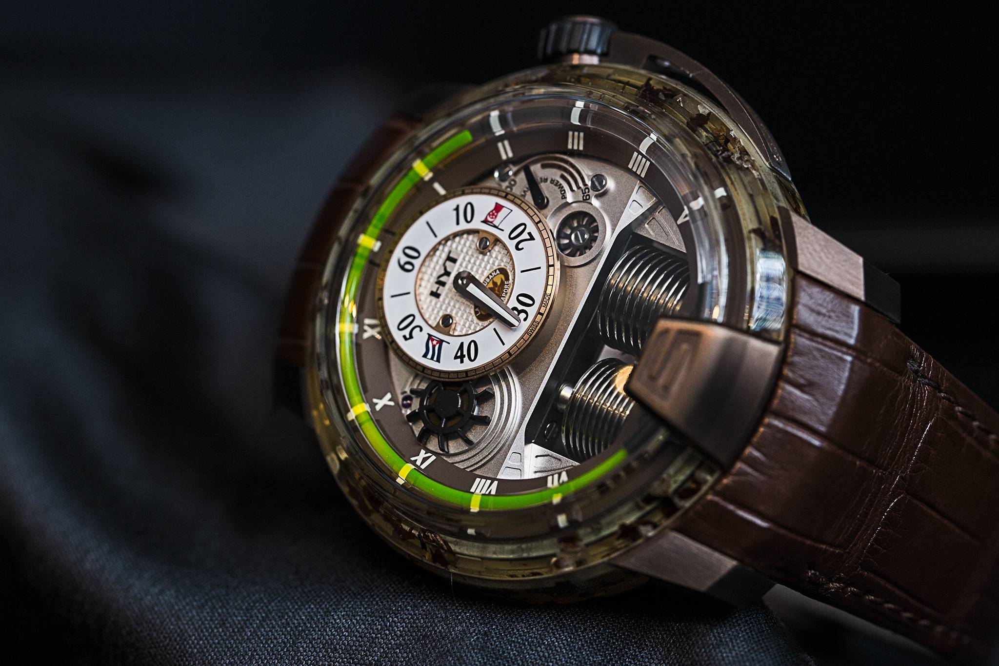 Hands On The Limited Edition HYT H1 Cigar, The Holy Smoke Watch Of Baselworld