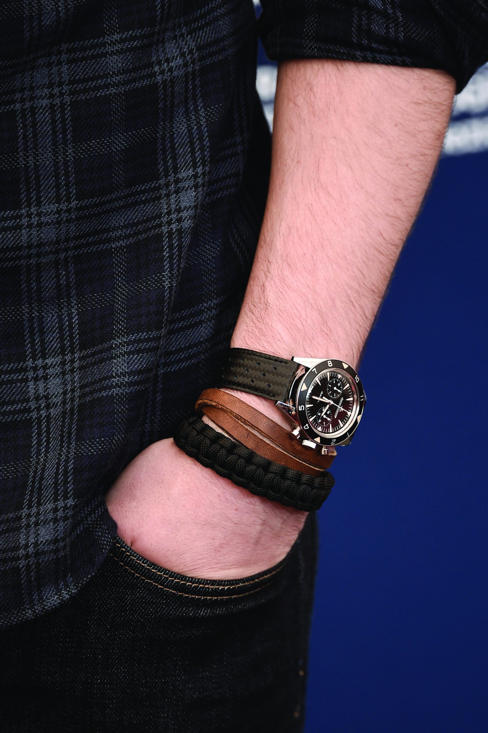 Nicholas Hoult Spotted Wearing Jaeger-LeCoultre At The Venice Film Festival