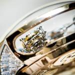 Jacob & Co Astronomia Tourbillon Baguette Watch Baselworld 2015 Back Close Up