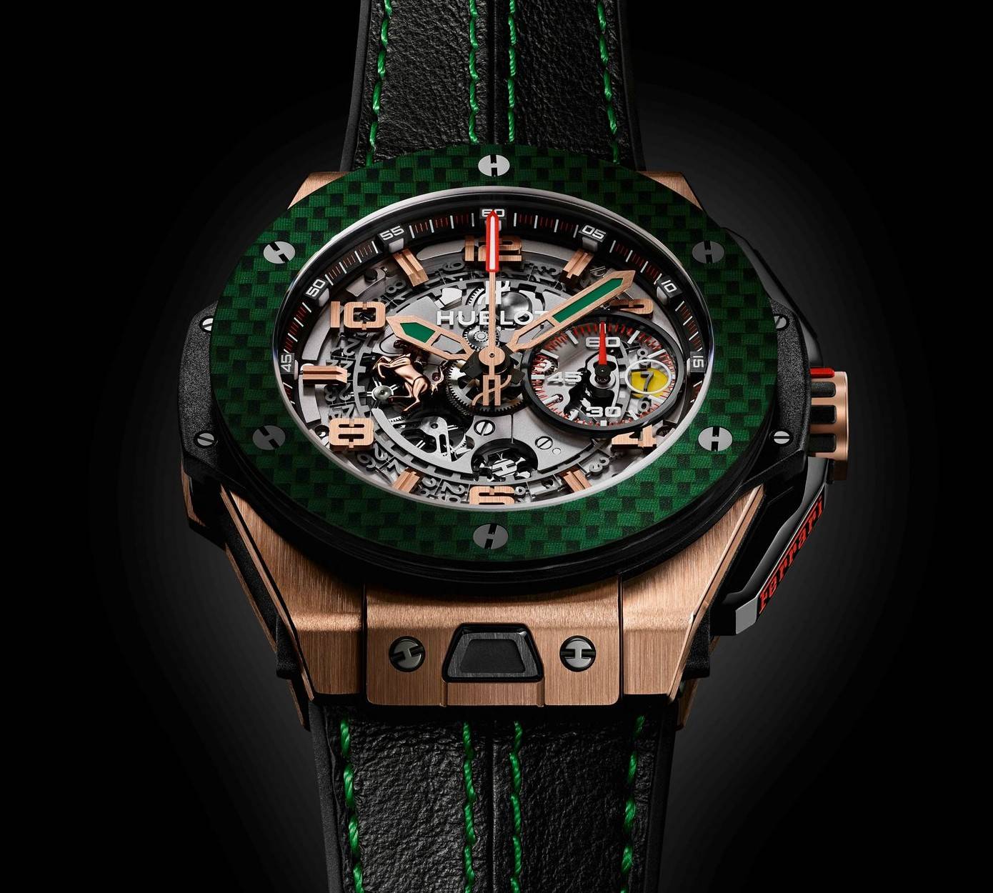 Hublot Pays Tribute To The Mexican Grand Prix With 10 Unique Big Bang Ferrari Tourbillon Mexico Timepieces