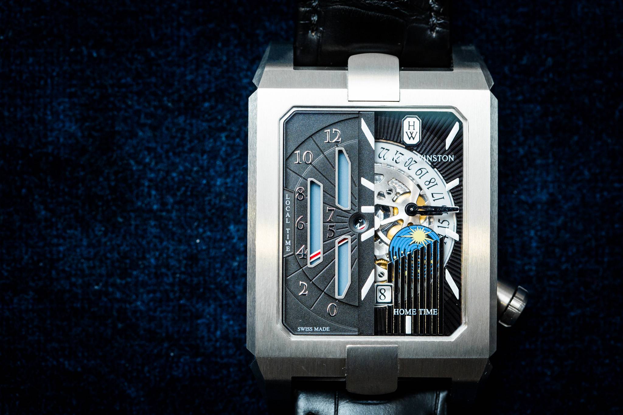 Hands On The Harry Winston Avenue Dual Time Automatic