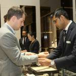 Customers traying Zenith watches Zenith Opens Restored Boutique In Dubai Mall