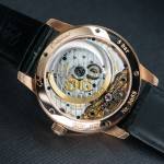 Glashutte Original PanoMaticLunar watch in rose gold 2015 back feature