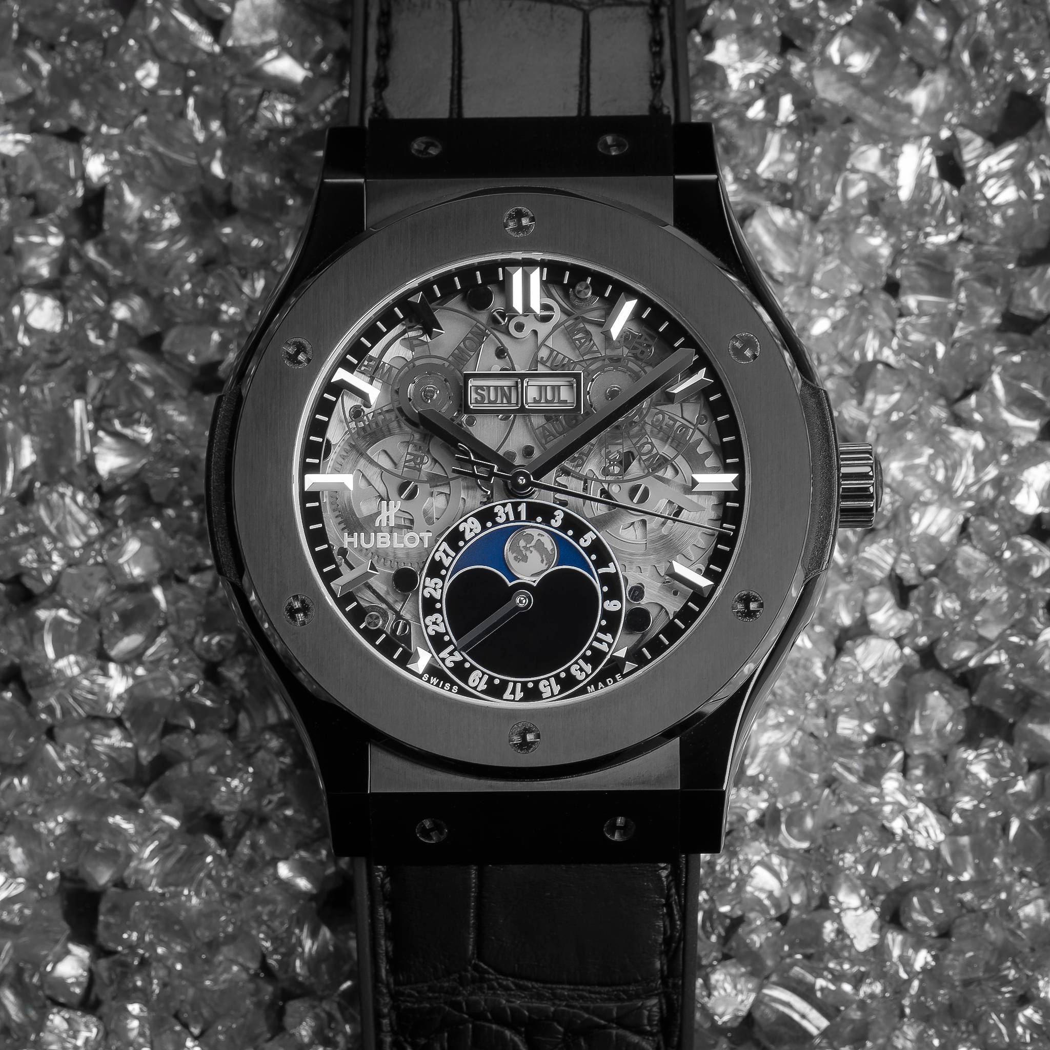 Hublot Casts A Spell On Harrods With The Classic Fusion Aerofusion Moonphase Black Magic