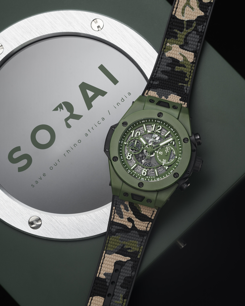 Hubot Renews Commitment To Save The Rhino With Stunning New SORAI Limited Edition