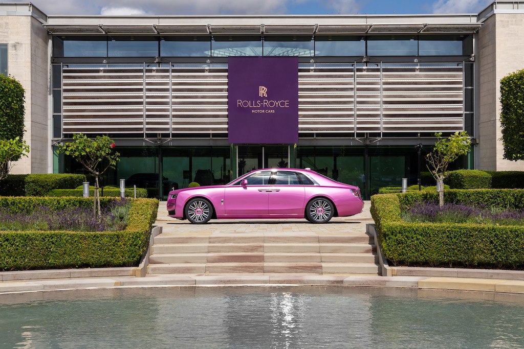 Rolls-Royce Ghost Bespoke Commission in Friskee Pink