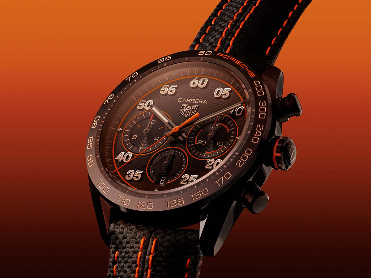 TAG Heuer & Porsche Go Bold Once Again For The Release Of The TAG Heuer Carrera Chronograph x Porsche Orange Racing