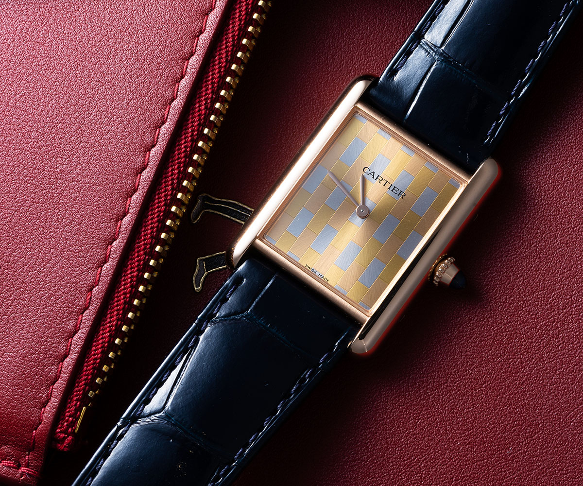 Watch Of The Week: Cartier Tank Louis Cartier Tri-Gold Dial