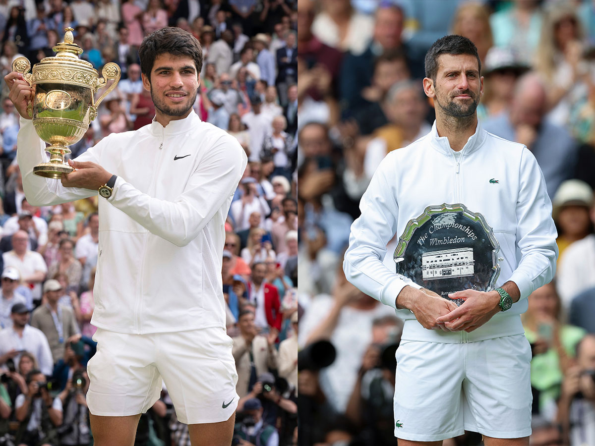 Off The Court: The Watches Worn By Carlos Alcaraz & Novak Djokovic At The Wimbledon Trophy Ceremony