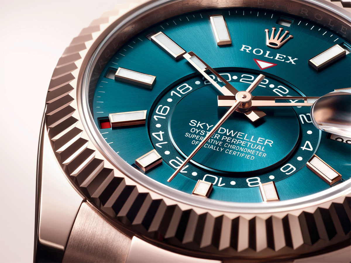 A Haute Look At The New Rolex Sky-Dweller In Everose Gold With A New Dial Color