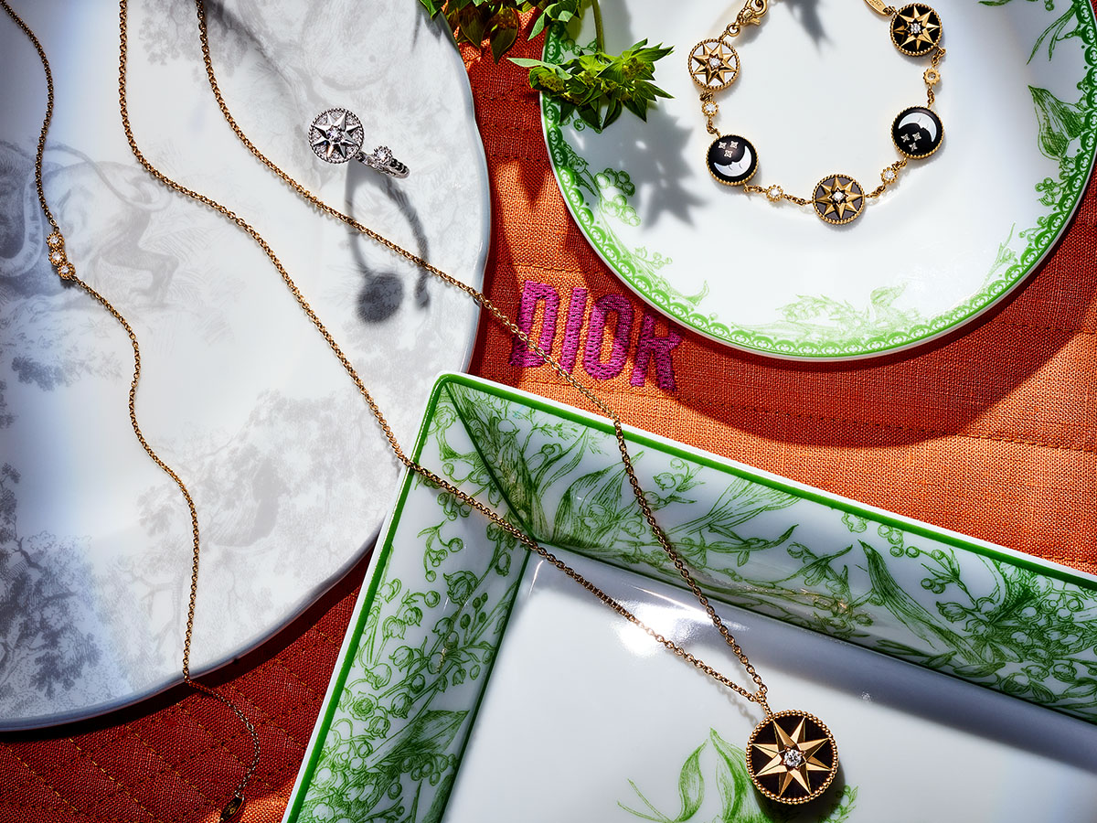 Dior Dinner Party: Introducing Our Exclusive Editorial Featuring Dior Fine Jewelry & Maison Pieces