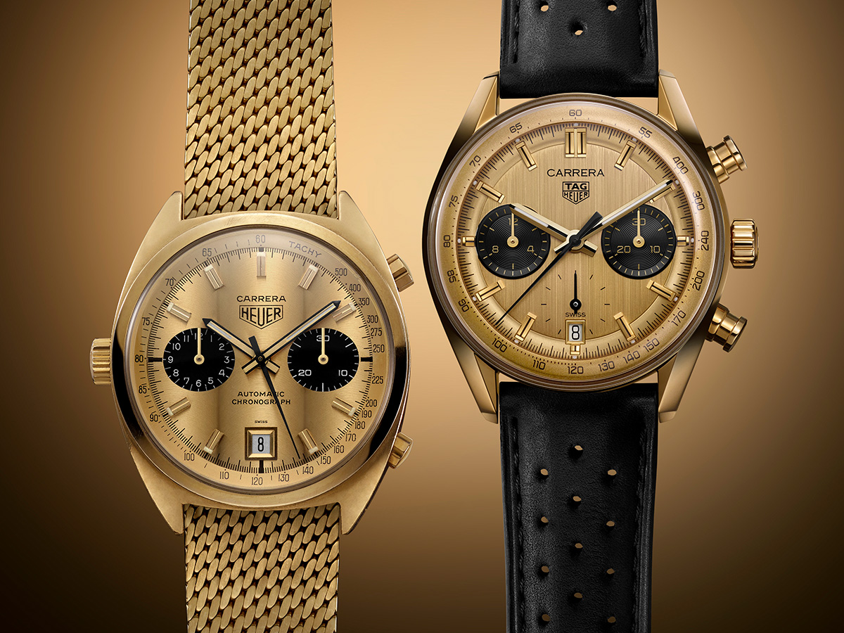 TAG Heuer Goes For The Gold With Its New Carrera Chronograph