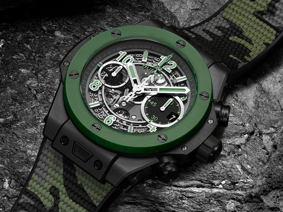 Hublot Big Bang Unico All Black Green 'Watches of Switzerland'