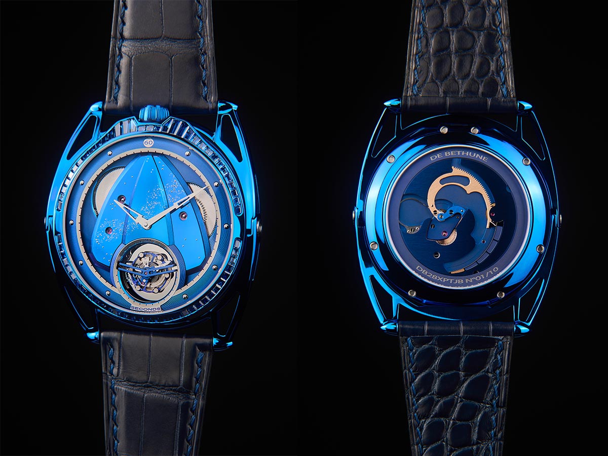 De Bethune Unveils the DB28XP Kind of Blue Tourbillon Sapphire — Making A Strong Case For The Blue Hue