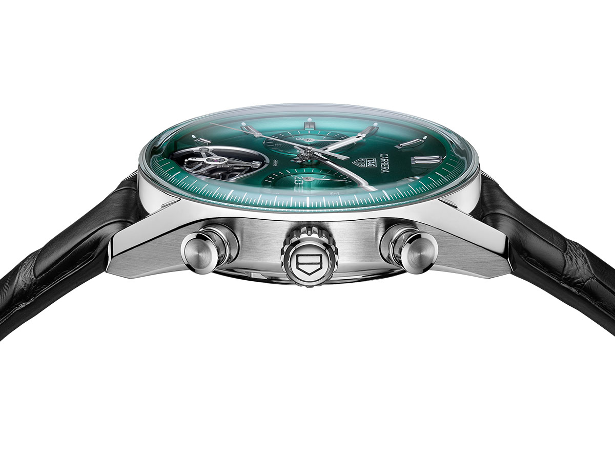 Watch Of The Week: The New TAG Heuer Carrera Tourbillon In Teal