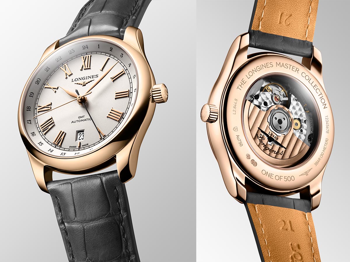 Longines Goes For The Gold With New Master Collection GMT Timepieces