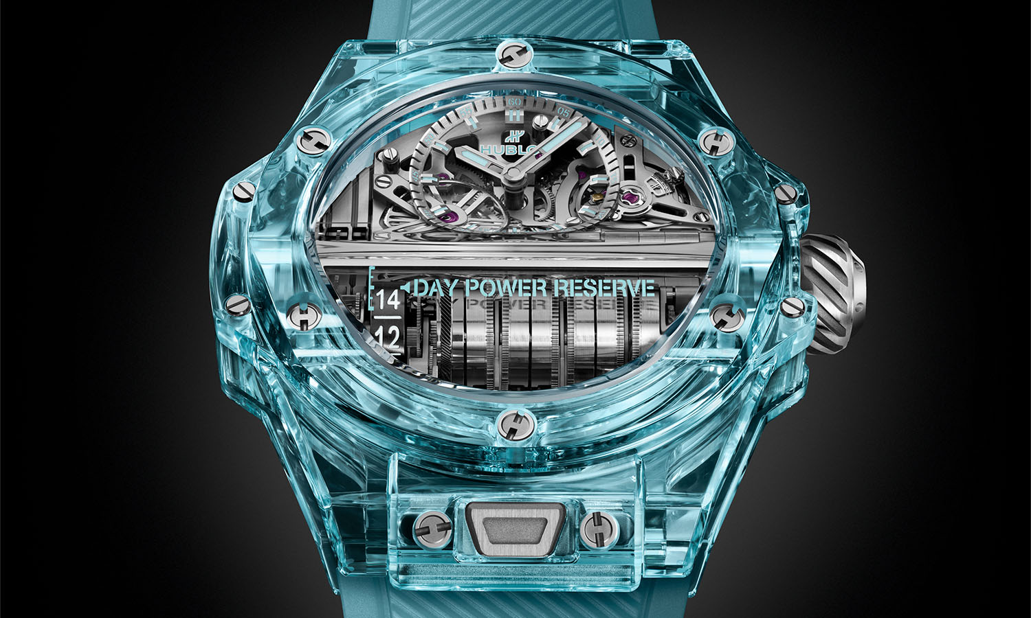 Hublot Redefines Sapphire Material With The Big Bang MP-11 Water Blue Sapphire