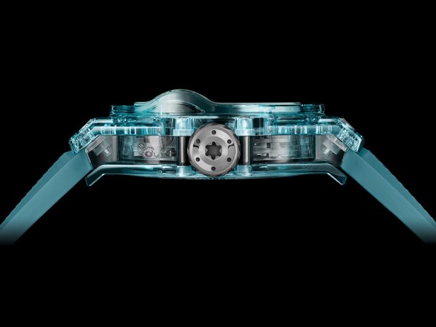 Hublot Redefines The Sapphire Material With The Big Bang MP-11 Water Blue Sapphire