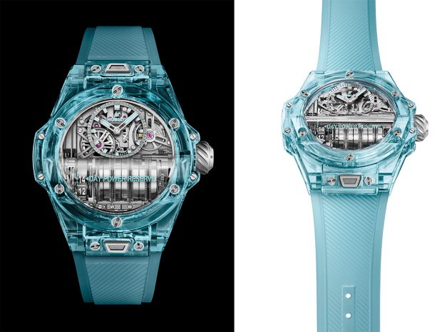 Hublot Redefines The Sapphire Material With The Big Bang MP-11 Water Blue Sapphire