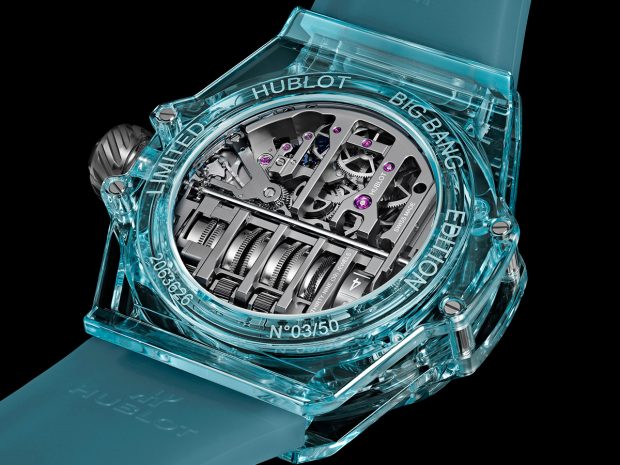 Hublot Redefines The Sapphire Material With The Big Bang MP-11 Water Blue Sapphire