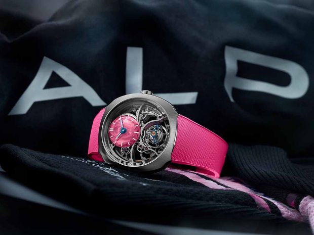 H. Moser & Cie. Dropped A New Pink Marvel During The 2024 Miami Grand Prix