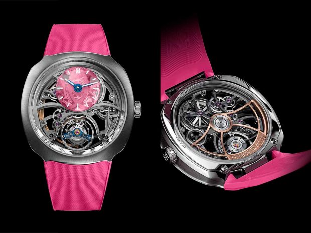 H. Moser & Cie. Dropped A New Pink Marvel During The 2024 Miami Grand Prix