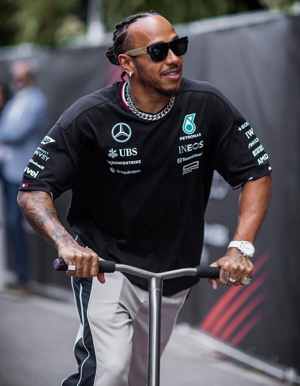 Lewis Hamilton Sports New IWC Concept In Monaco